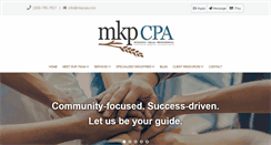 Desktop Screenshot of mkpcpa.com