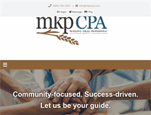 Tablet Screenshot of mkpcpa.com